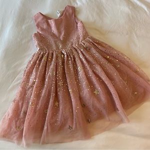 H&M girls sparkle holiday dress pink